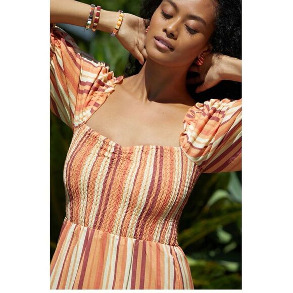 Anthropologie Charlie Holiday Coastal Midi Dress size 6‎ - Picture 3 of 9